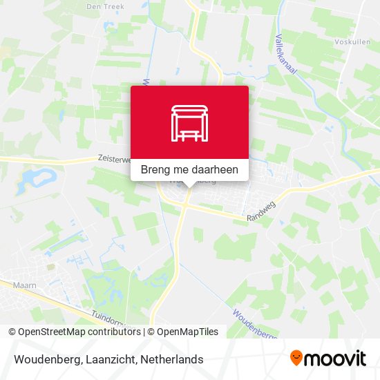 Woudenberg, Laanzicht kaart