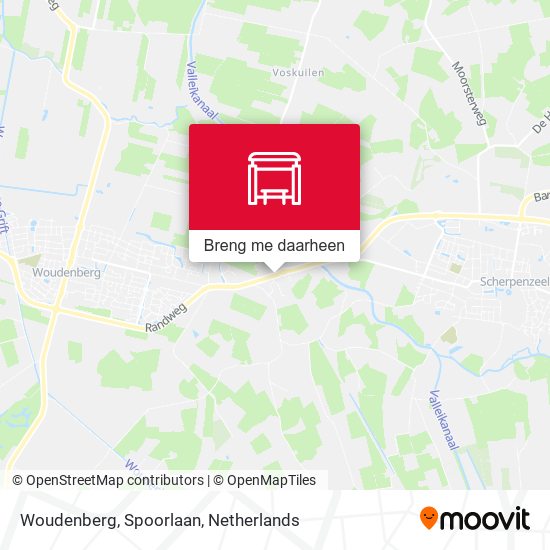 Woudenberg, Spoorlaan kaart