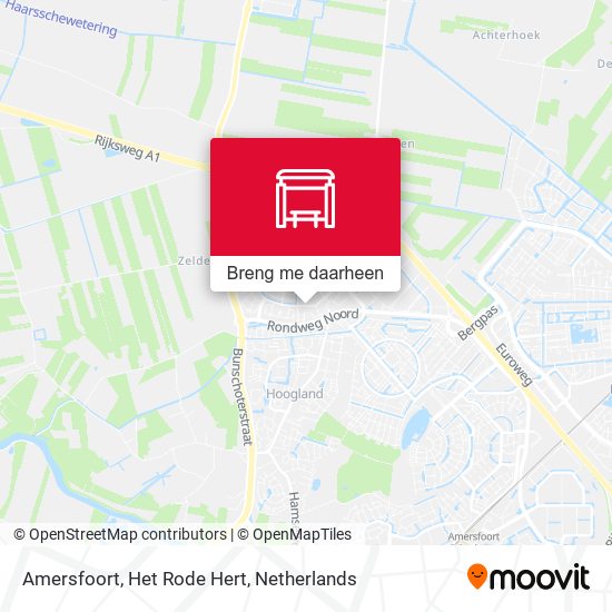 Amersfoort, Het Rode Hert kaart