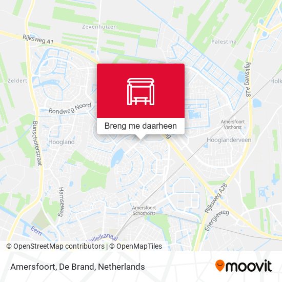 Amersfoort, De Brand kaart