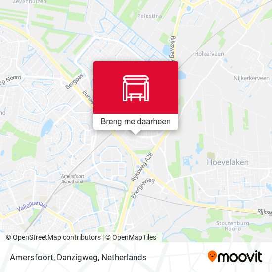 Amersfoort, Danzigweg kaart