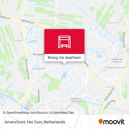 Amersfoort, Het Duin kaart