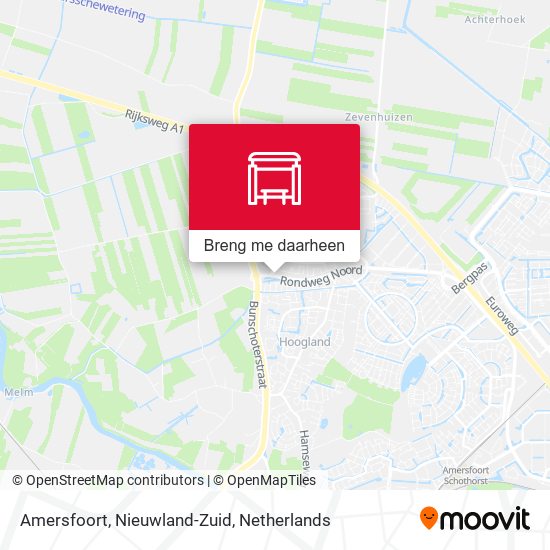 Amersfoort, Nieuwland-Zuid kaart