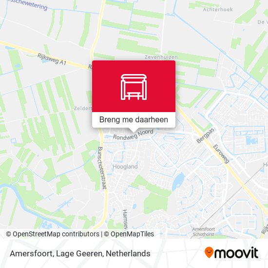 Amersfoort, Lage Geeren kaart