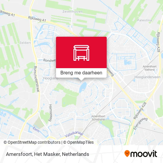 Amersfoort, Het Masker kaart
