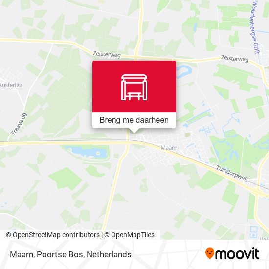 Maarn, Poortse Bos kaart