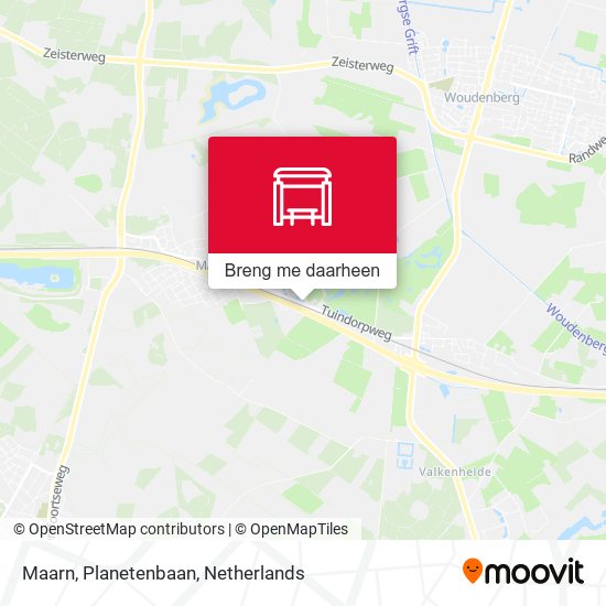 Maarn, Planetenbaan kaart