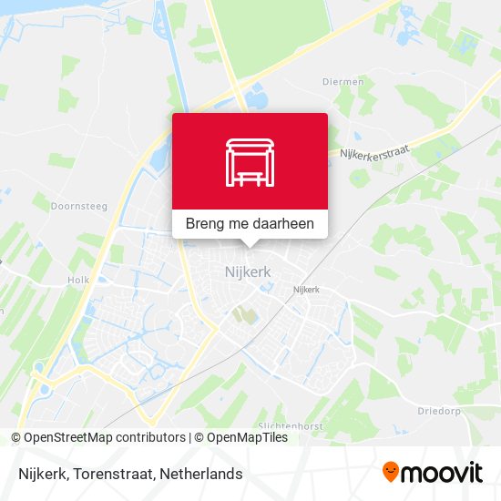 Nijkerk, Torenstraat kaart