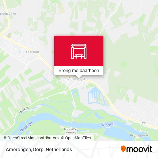 Amerongen, Dorp kaart