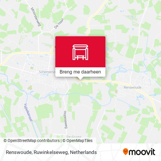 Renswoude, Ruwinkelseweg kaart