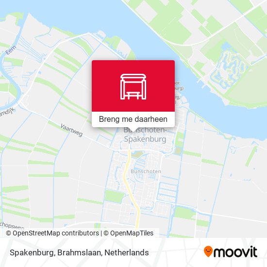 Spakenburg, Brahmslaan kaart