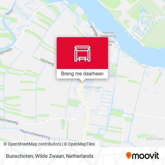 Bunschoten, Wilde Zwaan kaart