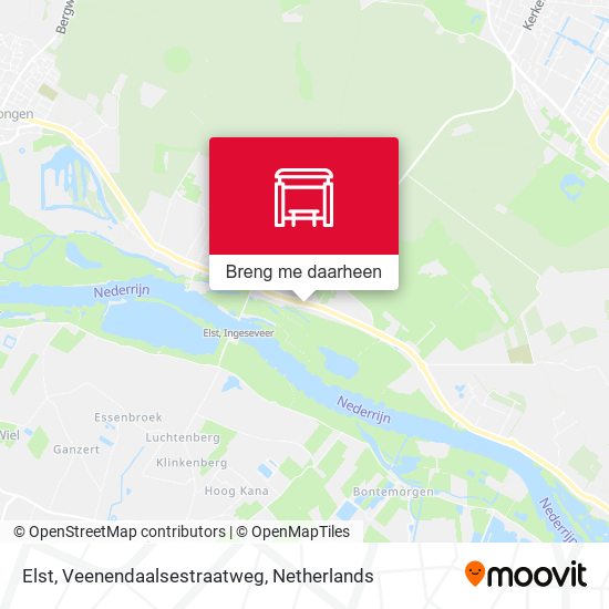 Elst, Veenendaalsestraatweg kaart