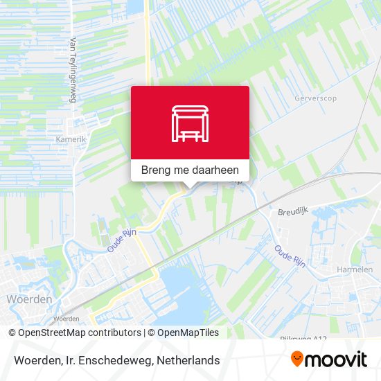 Woerden, Ir. Enschedeweg kaart