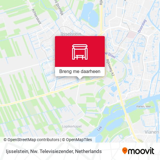 Ijsselstein, Nw. Televisiezender kaart