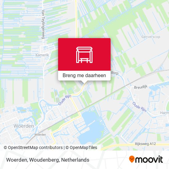 Woerden, Woudenberg kaart