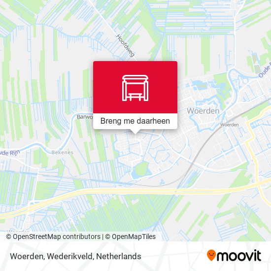 Woerden, Wederikveld kaart