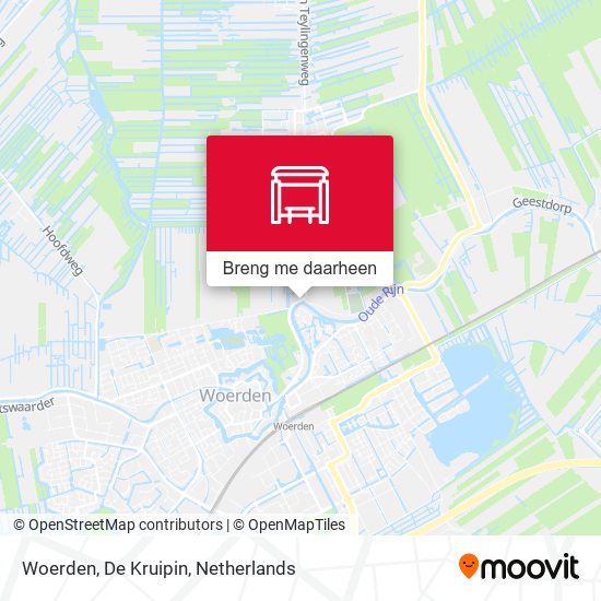 Woerden, De Kruipin kaart