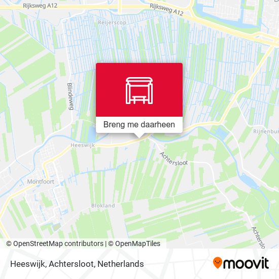 Heeswijk, Achtersloot kaart