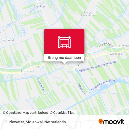 Oudewater, Molenwal kaart