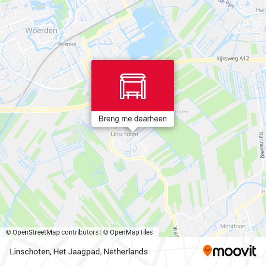 Linschoten, Het Jaagpad kaart