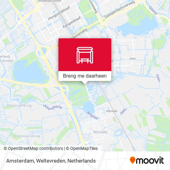 Amsterdam, Weltevreden kaart