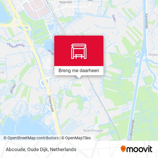 Abcoude, Oude Dijk kaart