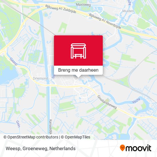 Weesp, Groeneweg kaart