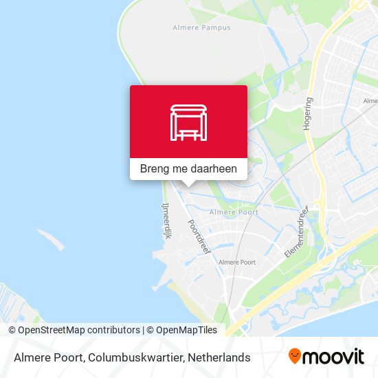 Almere Poort, Columbuskwartier kaart