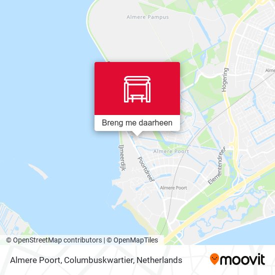 Almere Poort, Columbuskwartier kaart
