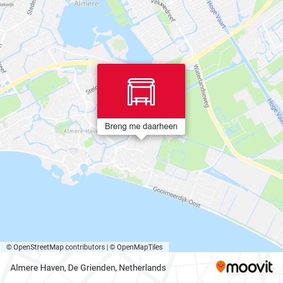 Almere Haven, De Grienden kaart