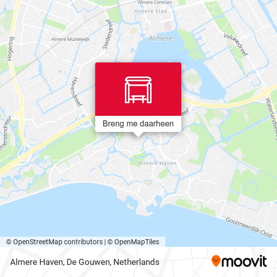 Almere Haven, De Gouwen kaart