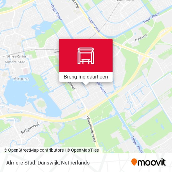 Almere Stad, Danswijk kaart