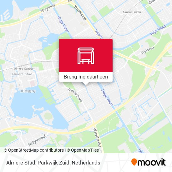 Almere Stad, Parkwijk Zuid kaart