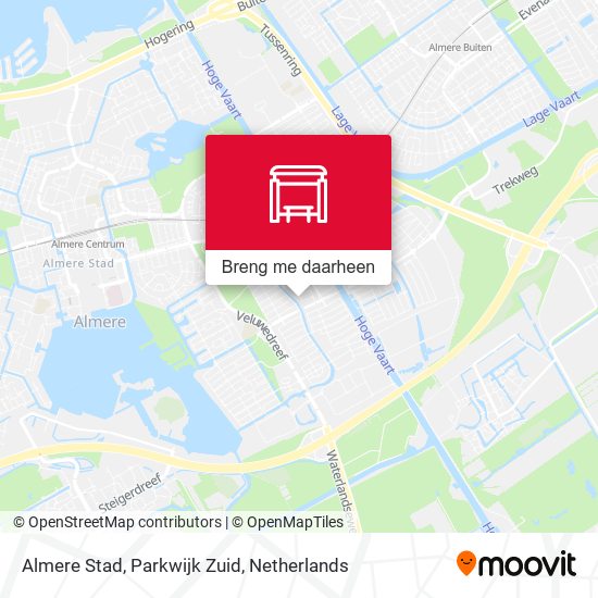Almere Stad, Parkwijk Zuid kaart