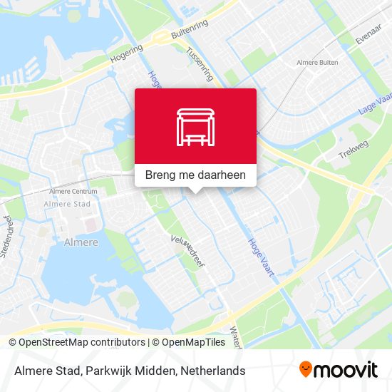 Almere Stad, Parkwijk Midden kaart