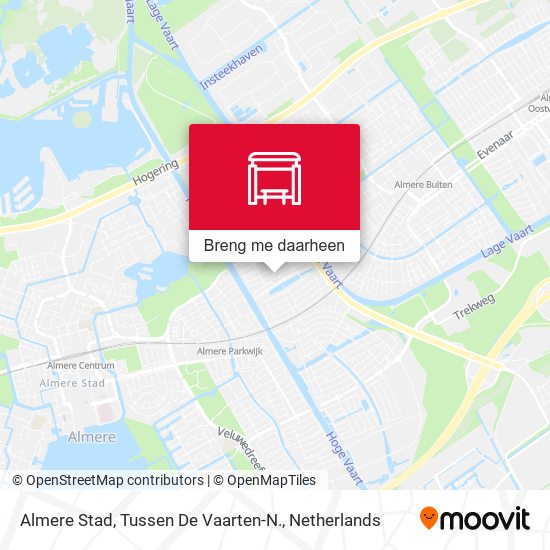 Almere Stad, Tussen De Vaarten-N. kaart