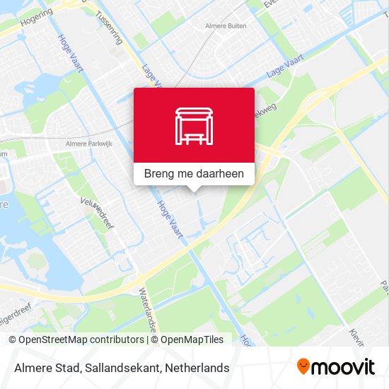 Almere Stad, Sallandsekant kaart