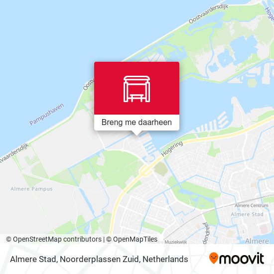 Almere Stad, Noorderplassen Zuid kaart