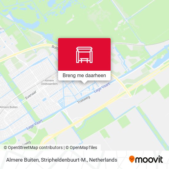 Almere Buiten, Stripheldenbuurt-M. kaart