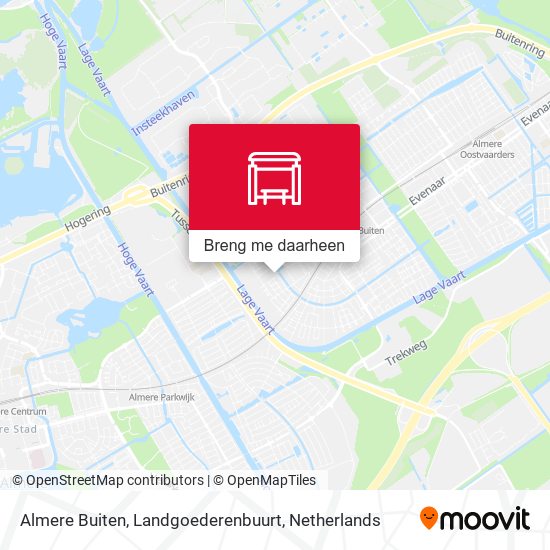 Almere Buiten, Landgoederenbuurt kaart