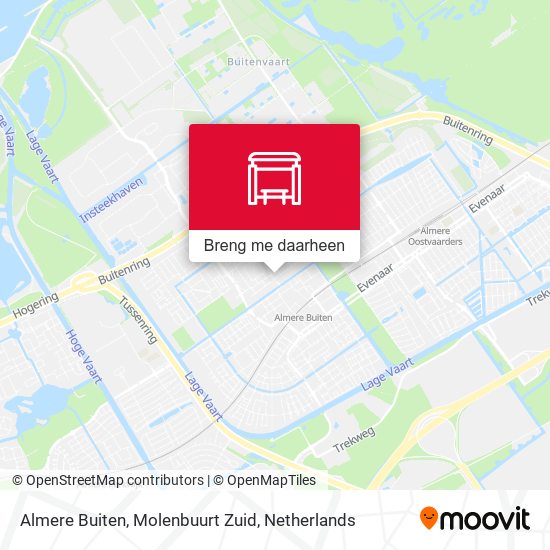 Almere Buiten, Molenbuurt Zuid kaart