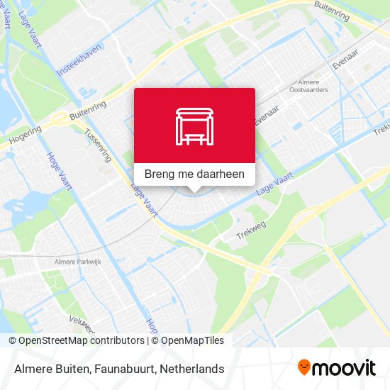 Almere Buiten, Faunabuurt kaart