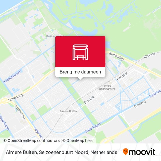 Almere Buiten, Seizoenenbuurt Noord kaart