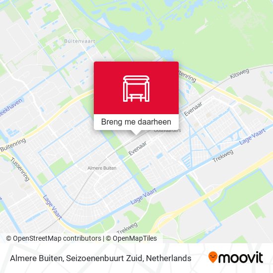 Almere Buiten, Seizoenenbuurt Zuid kaart