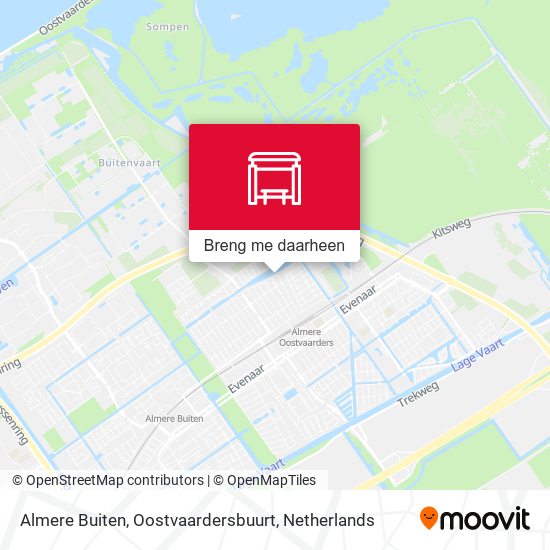 Almere Buiten, Oostvaardersbuurt kaart