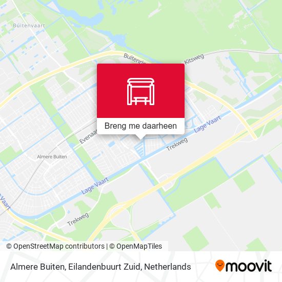 Almere Buiten, Eilandenbuurt Zuid kaart