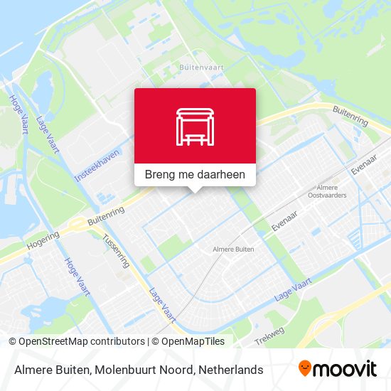 Almere Buiten, Molenbuurt Noord kaart