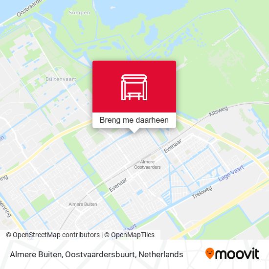 Almere Buiten, Oostvaardersbuurt kaart