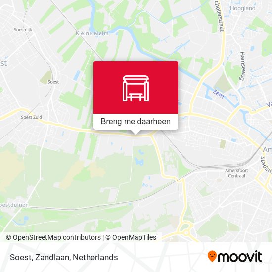 Soest, Zandlaan kaart